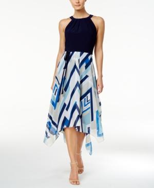 Sl Fashions Printed Chiffon Dress