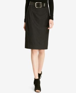 Polo Ralph Lauren Pinstriped Pencil Skirt