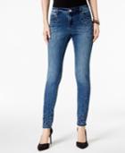 Inc International Concepts Embellished Skinny Jeans, Created For Macy's