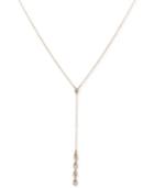 Ivanka Trump Gold-tone Square Crystal Lariat Necklace