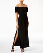 Bar Iii Off-the-shoulder Maxi Dress, Created For Macy's