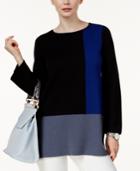 Alfani Colorblocked Sweater, Created For Macy's