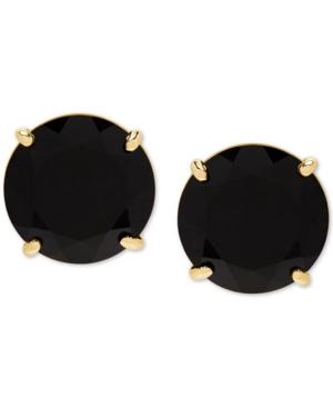 Onyx (9mm) Stud Earrings In 14k Gold
