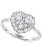 Effy Diamond Heart Ring (3/4 Ct. T.w.) In 14k White Gold