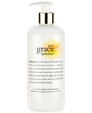 Philosophy Pure Grace Summer 2-in-1 Cleanser And Moisturizer, 16 Oz
