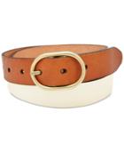 Fossil Colorblocked Leather Belt