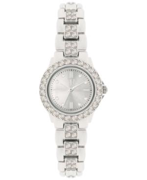 Inc International Concepts Women's Crystal Accent Silver-tone Bracelet Watch 26mm In003s, Only At Macy's