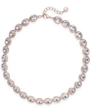 Charter Club Cubic Zirconia Collar Necklace, Only At Macy's
