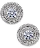 Certified Diamond Stud Earrings (1-1/3 Ct. T.w.) In 18k White Gold