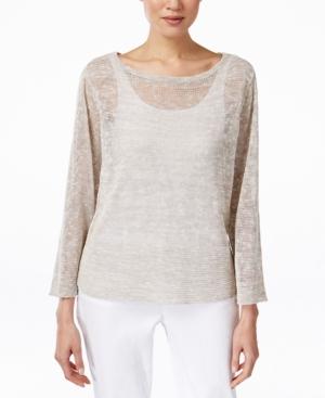 Eileen Fisher Lightweight Sheer Sweater