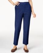 Alfred Dunner Petite Sierra Madre Pull-on Straight-leg Denim Pants