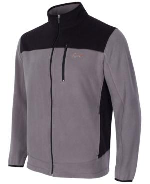Greg Norman For Tasso Elba Men's Big And Tall 5 Iron Fleece Colorblocked Jacket