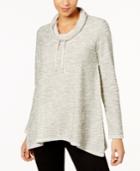 Style & Co Cowl-neck Tunic Sweatshirt, Created For Macy's
