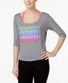 Material Girl Active Juniors' Graphic T-shirt, Only At Macy's