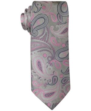 Susan G. Komen Men's Spaced Paisley Tie & Lapel Pin Set
