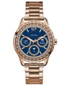 Guess Connect Women's Rose Gold-tone Stainless Steel Bracelet Touchscreen Smart Watch 40mm