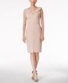 Calvin Klein Portrait-collar Sheath Dress