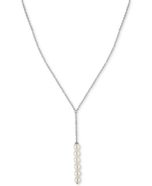 Majorica Imitation Pearl Lariat Necklace