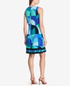 American Living Geo-print A-line Dress