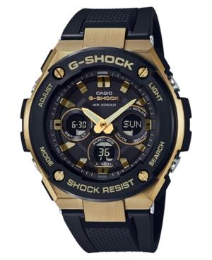 G-shock Men's Solar Analog-digital Black Resin Strap Watch 49mm