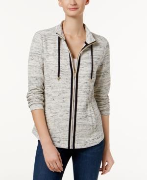 Charter Club Spacedye Active Jacket, Created For Macy's