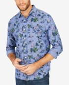 Nautica Men's Floral-print Shirt