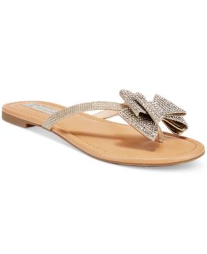 Inc International Concepts Women's Mabae Bow Flat Sandals, Created For Macy's Women's Shoes
