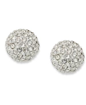 Charter Club Silver-tone Fireball Stud Earrings