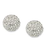 Charter Club Silver-tone Fireball Stud Earrings