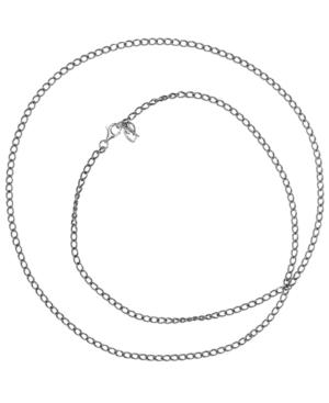 Carolyn Pollack Wheat Chain Necklace In Sterling Silver