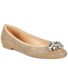 Jewel Badgley Mischka Cabella Evening Flats Women's Shoes