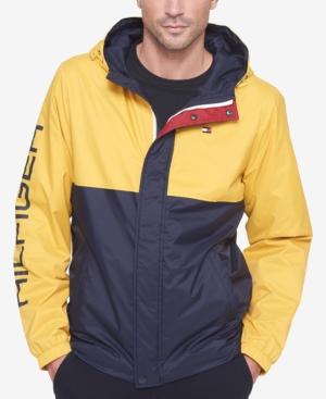 Tommy Hilfiger Men's Retro Colorblocked Raincoat