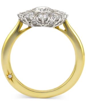 Star By Marchesa Certified Diamond Engagement Ring In 18k Gold (1-1/3 Ct. T.w.)