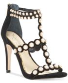 Jessica Simpson Eleia Pearl-studded Dress Sandals Women's Shoes