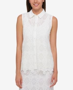 Tommy Hilfiger Lace Shirt, Only At Macy's