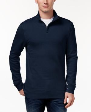 Club Room Men's Quarter-zip Sweatshirt, Only At Macy's