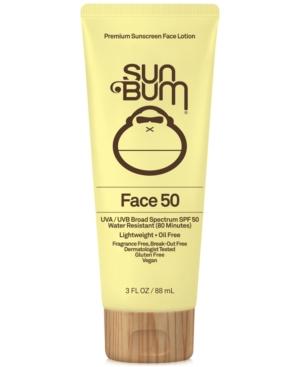 Sun Bum Face Lotion Spf 50, 3-oz.
