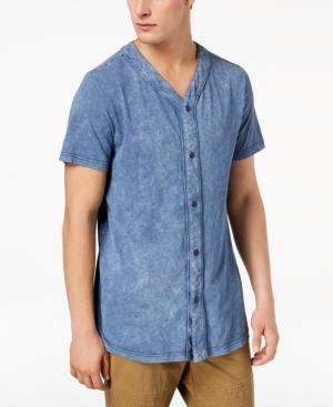 American Rag Men's Indigo Baseball Shirt, Created For Macy's