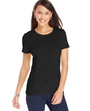 Charter Club Pima Short-sleeve Crew-neck Tee