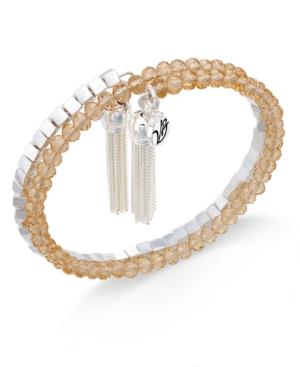 Vera Bradley Tassel Beaded Coil Bracelet