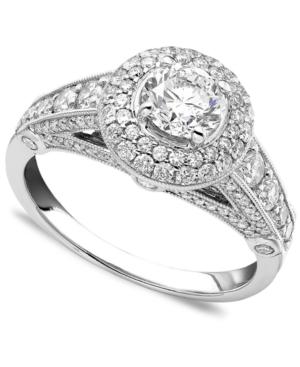Engagement Ring, Diamonds (1-1/4 Ct. T.w.) And 14k White Gold