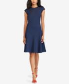Polo Ralph Lauren Ponte Fit & Flare Dress
