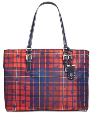 Tommy Hilfiger Julia Star Plaid Extra-large Tote