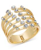 Thalia Sodi Gold-tone Crystal Claw Cuff Bracelet, Created For Macy's