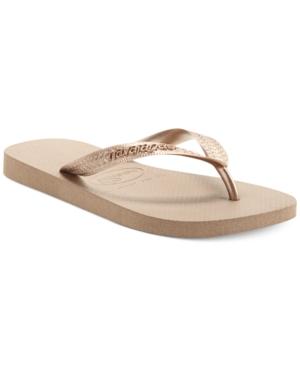 Havaianas Women's Top Metallic Flip Flops