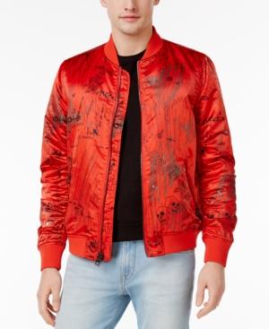 Guess Men's Alpine Graffiti Bomber Jacket