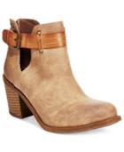 Roxy Laurel Cutout Ankle Booties Women's Shoes