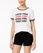 Freeze 24-7 Juniors' Good Vibes Graphic T-shirt