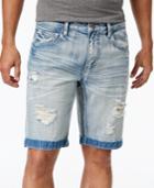 Inc International Concepts Men's Ripped Light Wash Jean Shorts, Only At Macy's