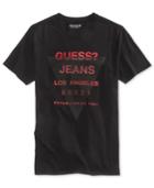 Guess Men's Maze Graphic-print Logo Cotton T-shirt